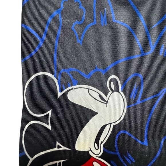 Silk Men's Balancine The Tie Works Blue Ghosts Disney Mickey Mouse - Picture 5 of 5